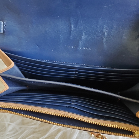 Sold Tory burch tan leather crossbody purse bag - Picture 9 of 9